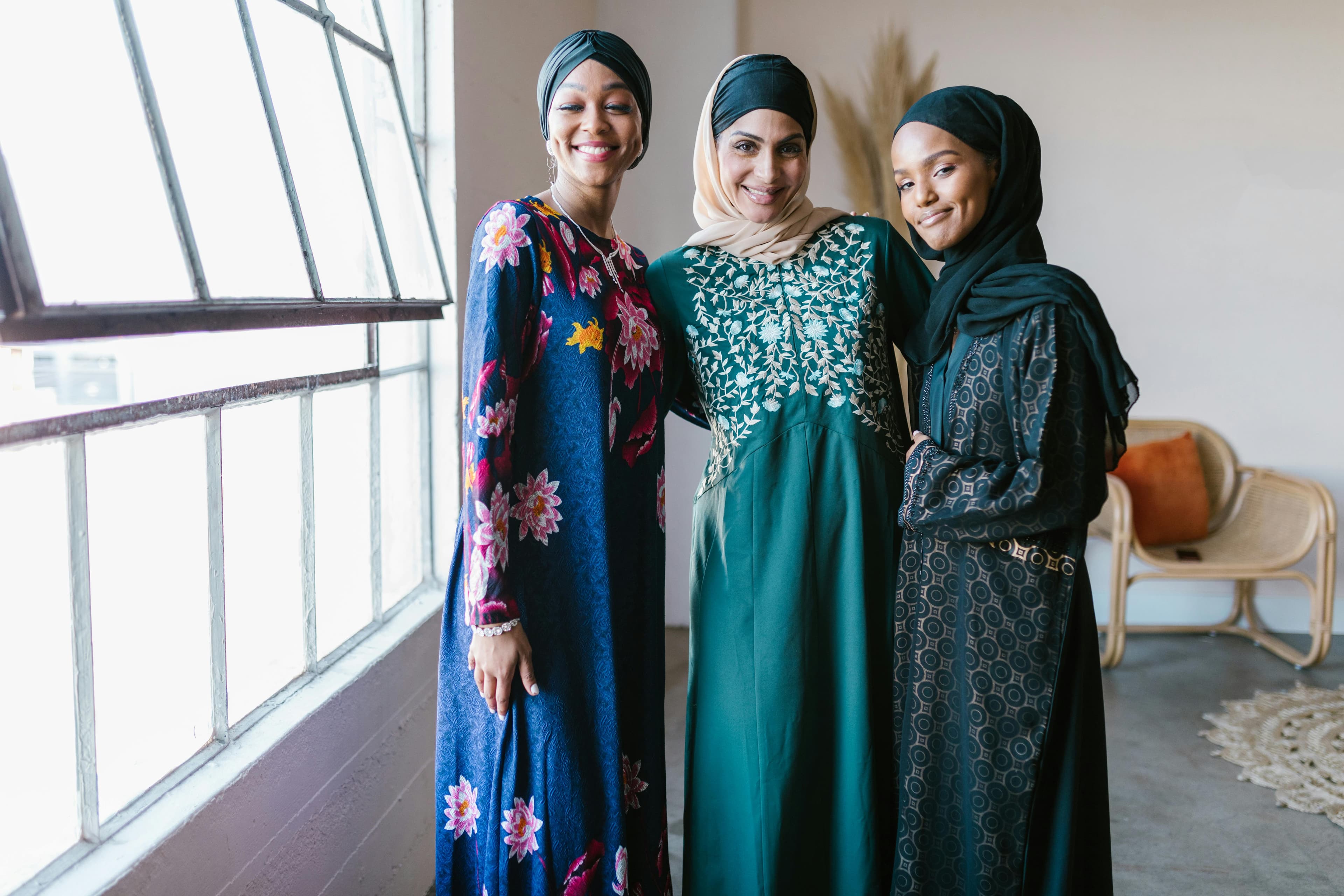 Sisters gathering at the masjid